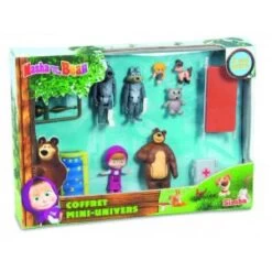 Smoby MASHA & MICHKA - Coffret Mini Univers