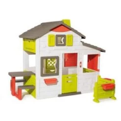 Smoby Maison Neo Friends House - Cabane De Jardin Enfant - Personnalisable Avec Accessoires - Sonnette Incluse - 810203