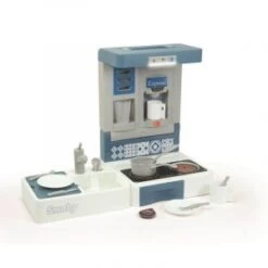 Smoby Cuisine - Cook & Go Pliable - Bleu, Gris Et Blanc