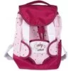 Smoby Baby Nurse - Sac à Dos - Porte-Bébé + Porte-Biberon Intégré - Pour Poupons Et Poupées - Sangles Réglables