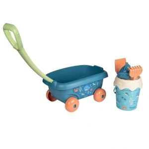 Smoby Green Chariot De Plage Garni 1 Smoby Green Chariot De Plage Garni