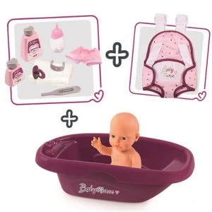 Smoby Set Baignoire Et Poupon Baby Nurse 1 Smoby Set Baignoire Et Poupon Baby Nurse