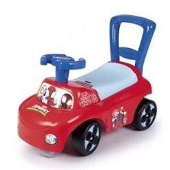 Smoby Spidey - Porteur Auto - Fonction Trotteur - Volant Directionnel - Pour Enfant Dès 10 Mois - Coffre à Jouets - 720508