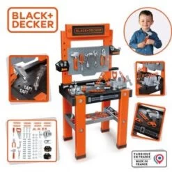 Smoby Atelier De Bricolage Etabli Black + Decker