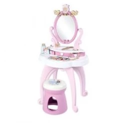Smoby Jeu De Coiffure Coiffeuse Disney Princess 2 En 1 Avec Tabouret